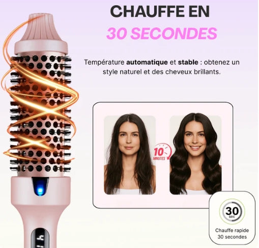 Brosse Chauffante Lissante